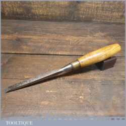 Vintage W. Marples Carpenter’s 7/16” Cast Steel Sash Mortice Chisel - Refurbished