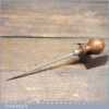 Vintage Leatherworking Beechwood Shouldered Marking Awl - Good Condition
