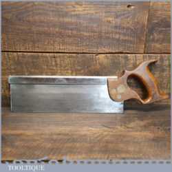 Vintage 1920’s John Elsworth 12” Steel Back Tenon Saw 13 TPI - Sharpened Ready To Use