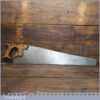 Vintage Tradesman’s 26” Rip Saw 6 TPI - Sharpened Ready To Use