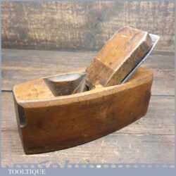 Vintage T. S. Kaye Carpenter’s Beechwood Smoothing Block Plane - Good Condition