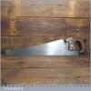 Vintage 1930’s Spear & Jackson 24” Rip Saw 6 TPI - Sharpened Ready To Use