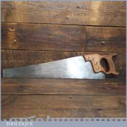 Vintage 24” Tradesman Rip Saw - Sharpened Ready To Use