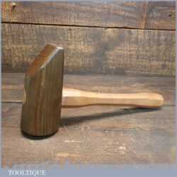 Interesting Handmade Lignum Mallet With Octagonal Handle - Good Condition