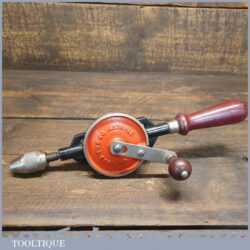 Vintage Stanley No: 03-803 Double Pinion Egg Beater Hand Drill - Good Condition