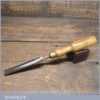 Vintage W. Marples & Sons Carpenter’s 9/16” Gouge Chisel - Sharpened Honed