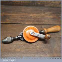 Vintage Stanley No: 805 Single Pinion Egg Beater Hand Drill - Good Condition