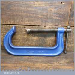 Vintage 8” Record No: 121 Engineer’s Heavy Duty G Clamp - Good Condition