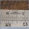 Rare Vintage Set 6 No: Chesterman 2ft Folding Imperial Contraction Steel Rulers - Little Used