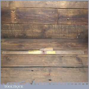 Vintage 24” John Rabone No: 126 Imperial Contraction Steel Ruler - Original Wrapper