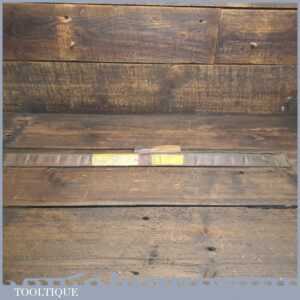 Vintage 24” Chesterman No: 1961D Imperial Contraction Steel Ruler - Original Wrapper