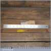 Vintage 12” John Rabone & Sons No: 142 Imperial Contraction Steel Ruler - Original Wrapper