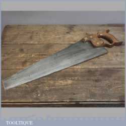 Vintage Spear And Jackson Of Sheffield 18” Panel Saw