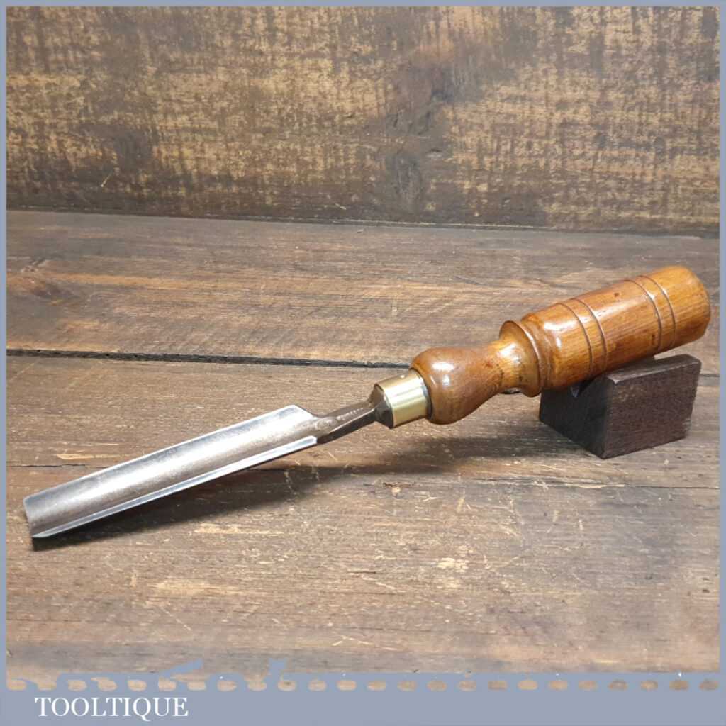 Vintage F. Woodcock Carpenter’s 15/16” Gouge Chisel – Sharpened Honed ...