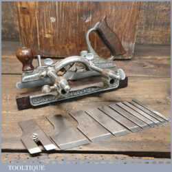 Vintage Stanley USA No: 46 Skew Blade Combination Plough Plane - Good Condition