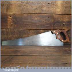 Vintage Keystone Works Disston 24” Rip Saw 6 Tpi - Sharpened Refurbished