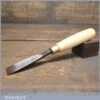 Vintage S J Addis 3/4” Straight Woodcarving Gouge Chisel - Sharpened Honed
