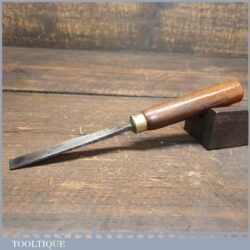 Vintage J B Addis & Sons 1/2” Straight Woodcarving Gouge Chisel - Sharpened Honed