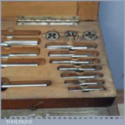 Large Vintage Macrome Tap And Die Set In Original Box