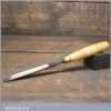 Vintage H Taylor 1/2” No 5 Straight Woodcarving Gouge Chisel - Sharpened Honed