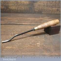 Vintage German Hero 3/16” Woodcarving Spoon Gouge Chisel - Sharpened Honed
