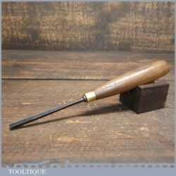 Vintage M&B 3/16” Straight Woodcarving V Parting Chisel - Sharpened Honed
