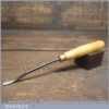 Vintage Henry Taylor 1/4” No 23 Woodcarving Skewed Spoon Bit Chisel - Sharpened Honed