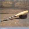 Vintage 9/32” Straight Woodcarving Chisel - Sharpened Honed