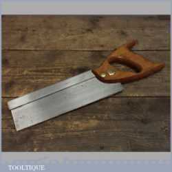 Vintage Spear And Jackson 10” Steel Back Dovetail Saw 12 TPI