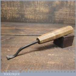 Vintage H Taylor 1/2” Woodcarving Spoon Gouge Chisel - Sharpened Honed