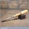 Vintage 5/16” Straight Woodcarving V Parting Chisel - Sharpened Honed