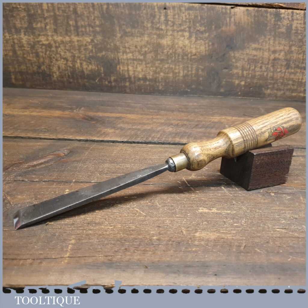Vintage H Taylor 3/4” No 93 Straight Woodcarving Chisel - Sharpened Honed
