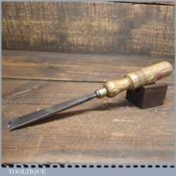 Vintage H Taylor 3/4” No 93 Straight Woodcarving Chisel - Sharpened Honed
