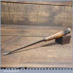 Vintage Early Addis 3/16” Woodcarving Spoon Gouge Chisel - Sharpened Honed