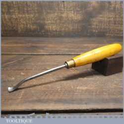 Vintage Alex Mathieson 3/8” No: 26 Woodcarving Spoon Gouge Chisel - Sharpened Honed