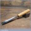 Vintage S.J. Addis 3/4” Straight Woodcarving Gouge Chisel - Sharpened Honed