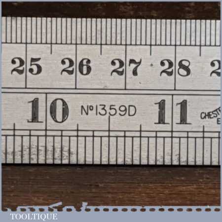Vintage 24” Chesterman No: 1359D Metric & Imperial 1/100 Contraction ...