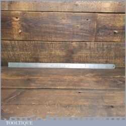 Vintage 24” Chesterman No: 1486D Metric & Imperial 1/120 Contraction Ruler