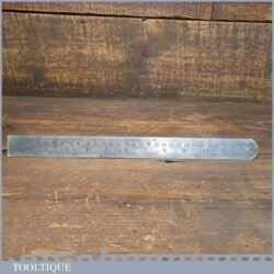 Vintage 12” Chesterman No: 1494D Metric Imperial Contraction Ruler 1/40 & 1/30