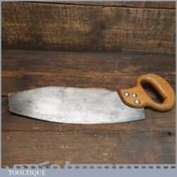 Vintage 12 ½” Floor Board Saw - Fully Refurbished Sharpened Rip