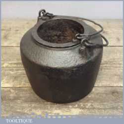 1 pint Antique Kenrick Glue Pot Made In Heavy Cast Iron
