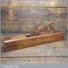Antique Atkin & Sons Carpenter’s 22” Beechwood Trying Plane - Lapped Flat