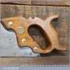 Vintage British 18” Warranted Superior Cross Cut Panel Handsaw - Sharpened