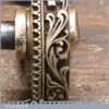 Vintage Ornate R40 Brass Bookbinding Scrolled Wheel - Good Condition