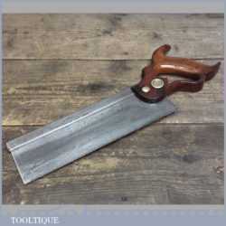 Vintage Henry Disston Philadelphia Period 10” Steel Back Dovetail Saw