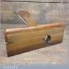Rare Antique ¾” Solid Rosewood Rabbet Plane With Beechwood Wedge