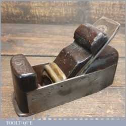 Rare Antique George Kerr C.1830) Dovetailed Block Plane - Rosewood Infill
