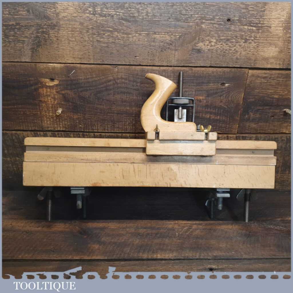 Vintage Dryad Beechwood Bookbinding Plough Plane & Press Good