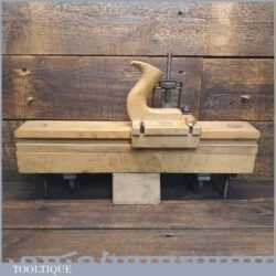 Vintage Dryad Beechwood Bookbinding Plough Plane & Press - Good Condition