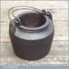3/8 Pint Antique Baldwin Glue Pot Made In Heavy Cast Iron